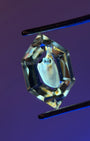 Natural Petroleum Quartz – 0.42 ct Hexagon Cut (3.8 x 6.3 mm) – Fluid Inclusion with Moving Bubble
