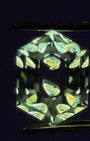 天然石油水晶 – 0.71 克拉 六角形切割 (5.0 x 7.0 毫米) – 雙石油內含物