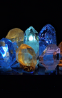 Natural Multi-Color Petroleum Quartz Cluster Set | Petroleum Party