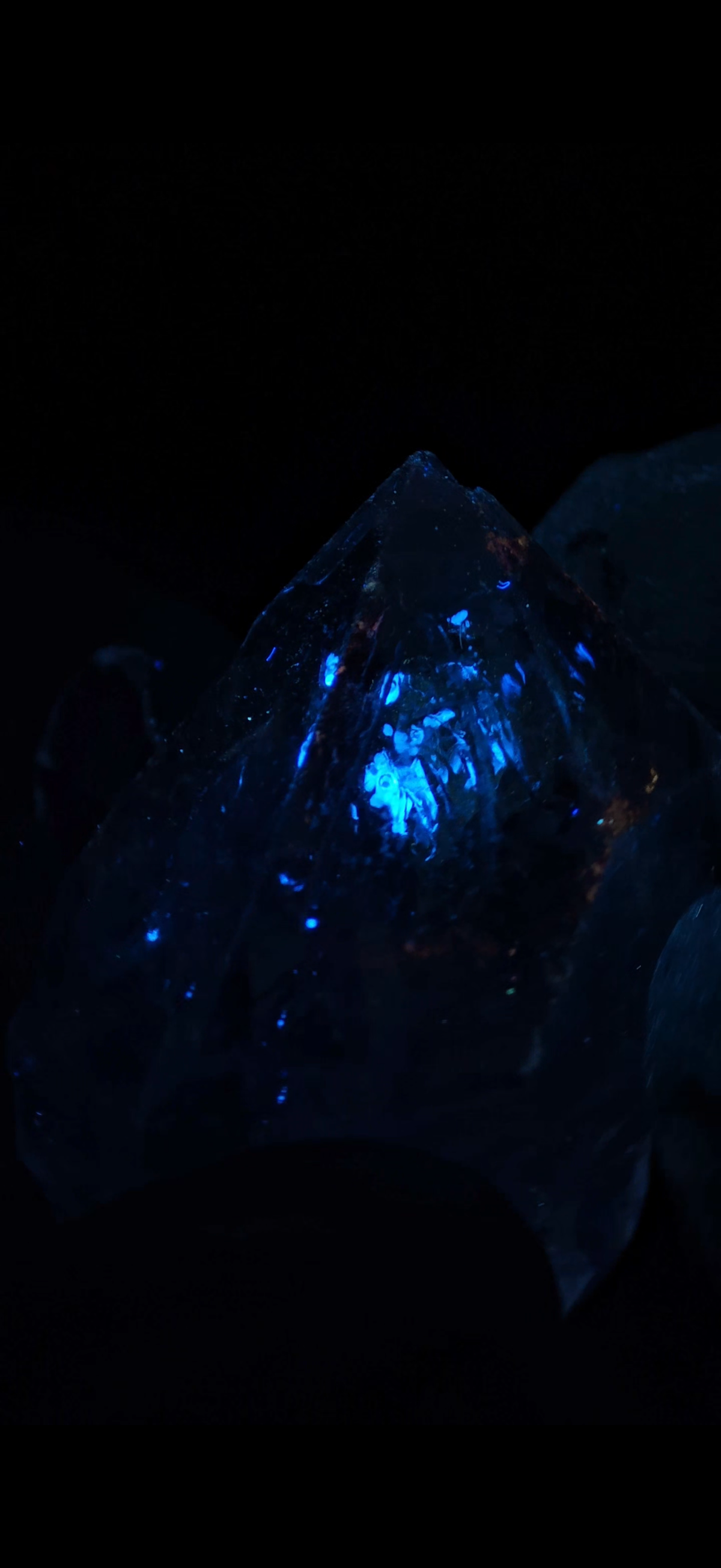 Natural Blue Tears Liquid Quicksand Petroleum Quartz Crystal | Madagascar