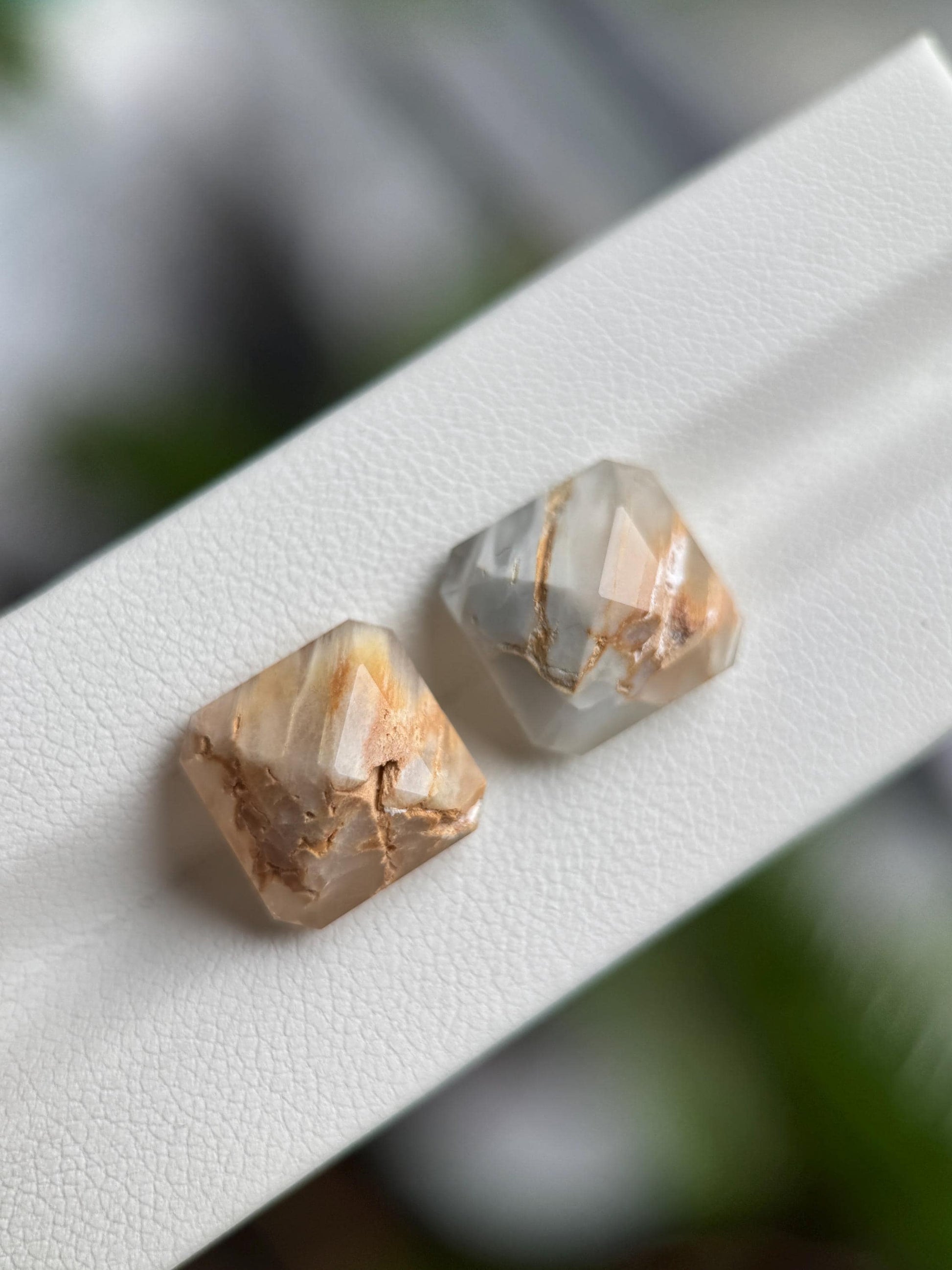 Rutilated Quartz Set ( 5.67ct + 5.89ct )