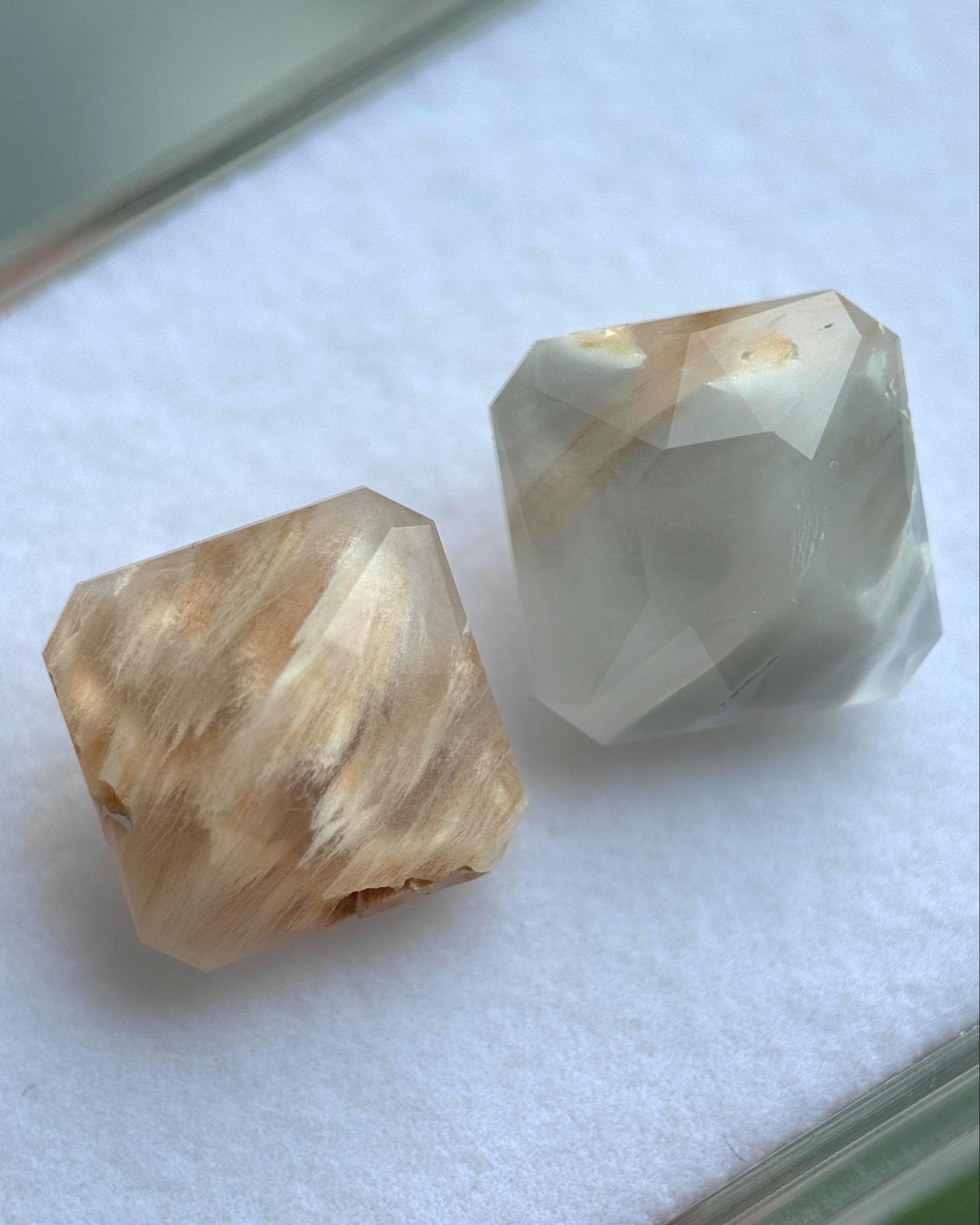 Rutilated Quartz Set ( 5.67ct + 5.89ct )