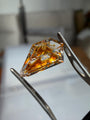 1.37ct Super deep Color & big oil Petroleum Quartz - Moving Bubble