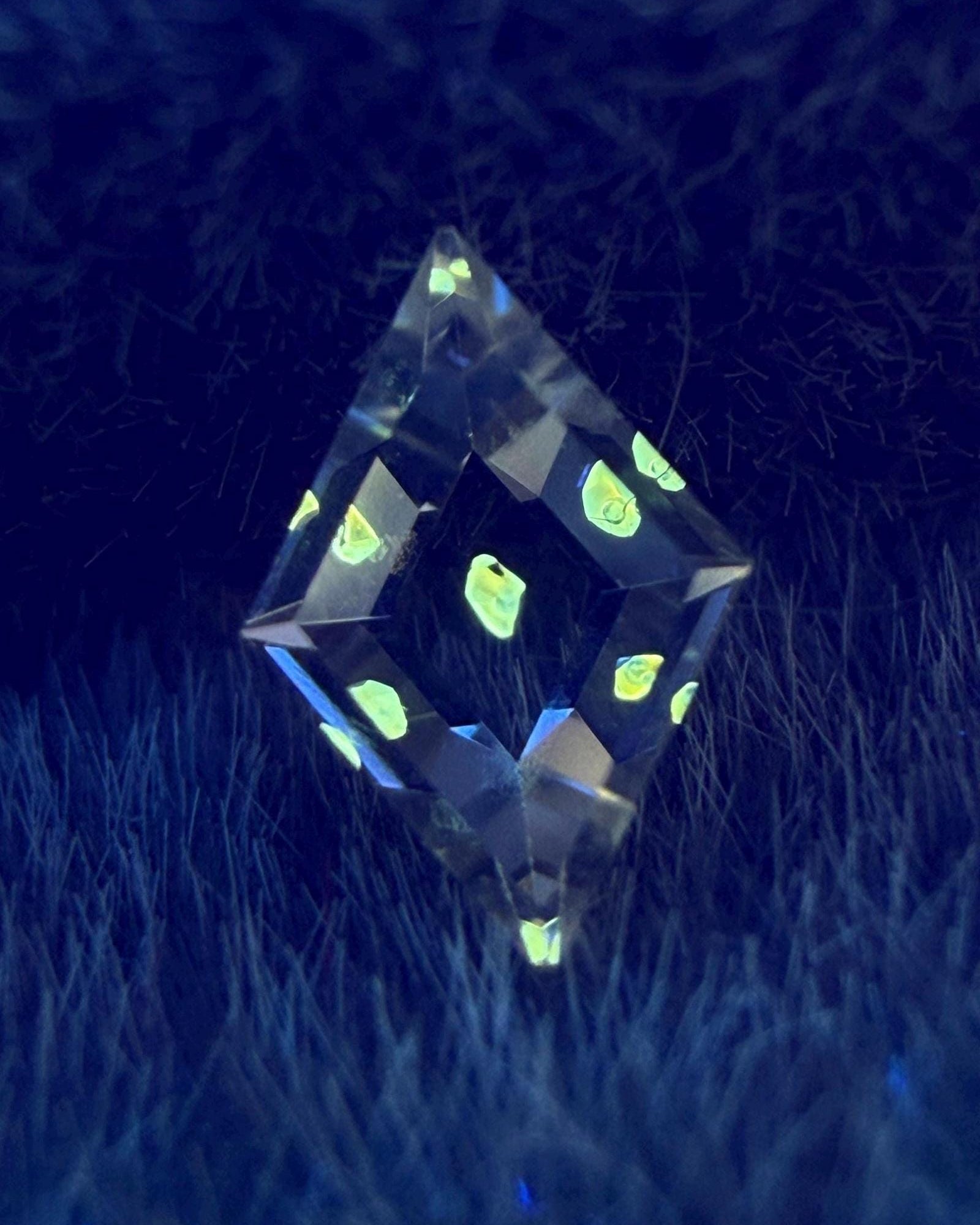 0.15ct Hand-Cut Octagon Petroleum Quartz | Golden Enhydro Crystal